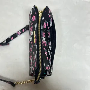 Steve Madden Black and Pink Floral Crossbody Bag thumbnail 4