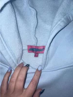 Edikted Blue Bow Hoodie thumbnail 2
