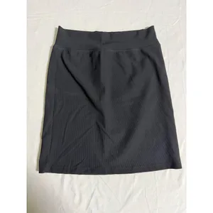 Zyia Active Womens Ribbed Mini Skirt Black Athletic Casual Size Medium thumbnail 4