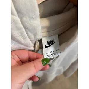 Nike Sportswear All Over Print Swoosh Hoodie Cream Oatmeal Large thumbnail 4
