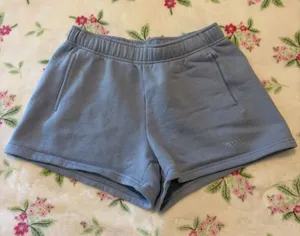 Aerie Sweat Shorts Blue thumbnail 1