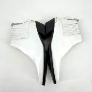 Rag & Bone Westin Boot Women 37.5 White Leather‎ Pointed Toe Western Minimalist thumbnail 6