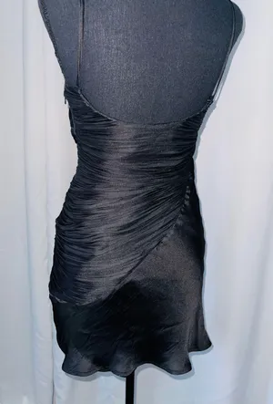 ZARA Dress Color Black thumbnail 3