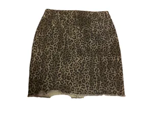 William Rast Leopard Print Denim Skirt thumbnail 2