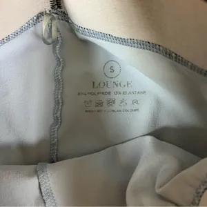 Lounge Leggings Small‎ Blue High Waisted Elastic Waist Active Casual thumbnail 4