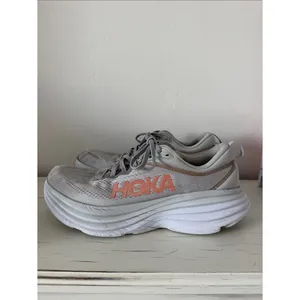 Hoka Bondi 8 Womens 10.5B Harbor Mist Lunar Rock Max Cushion Running Shoes thumbnail 5