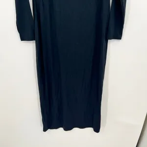 The Group Babaton by Aritzia black pullover square neck dress long sleeve sz XL thumbnail 4