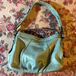 Leather purse Green thumbnail 1