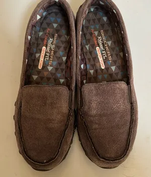 Skechers Relaxed Fit Brown Suede Loafers Women’s Size 9 Memory Foam Slip On thumbnail 1