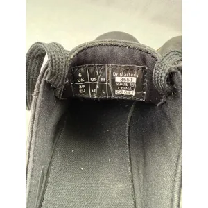Dr. Martens Black Leather Platform Oxfords Chunky Lug Sole Lace Up Shoes Grunge thumbnail 9