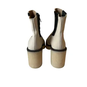 Free People Lug Sole James Chelsea Boots White Leather NEW Size EU 38 US 7.5 thumbnail 6