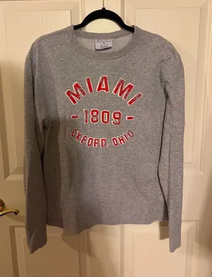 Champion Gray Sweatshirt Miami Univrrsity thumbnail 1