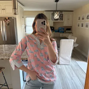 Vineyard Vines Pink Seashell Print Tunic Top Size Medium thumbnail 2
