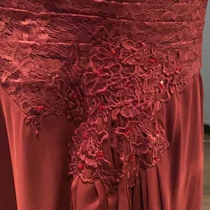 Women’s Long Chiffon Half Sleeve Mother of the Bride Prom Party Dress 14-16 NWOT thumbnail 8