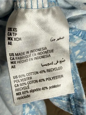 Charter Club Pale Blue & White Floral Relaxed Intimates Sleep Shirt XS thumbnail 5