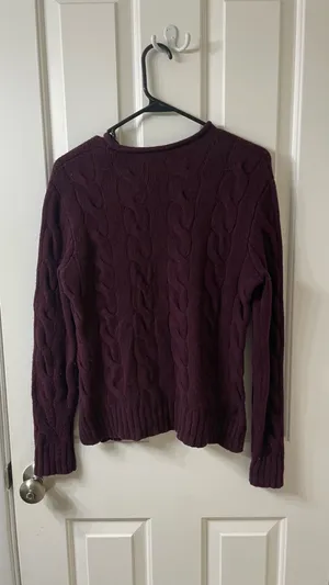 Wool Cable Knit Sweater - Ralph Lauren thumbnail 4