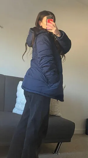 Navy Puffer Jacket Blue thumbnail 3