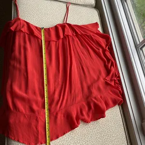 Free People Spaghetti Strap Ruffle Top thumbnail 11