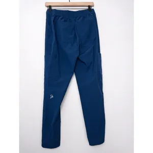 Jaanuu Stat Skinny Cargo Scrub Pant S Heathered Navy Tapered Pockets thumbnail 9