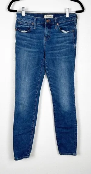 MADEWELL‎ 8” Skinny Jeans Sz 26 thumbnail 1