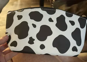 Cow print makeup bag Multiple thumbnail 1
