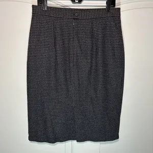 Burberrys Wool‎ Cashmere Donna Pencil Skirt Business Career Herringbone Large 48 thumbnail 2