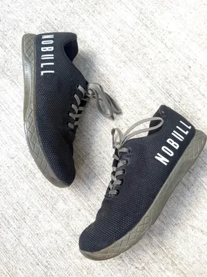 Nobull Shoes Outwork Superfabric Black Ivy Olive Green Sole Crossfit Trainer thumbnail 1