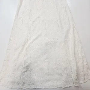 LPA Gabriella Eyelet Maxi Dress in Coconut Milk Medium thumbnail 9