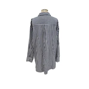 Anthropologie Maeve Bennet Beaded Sequined Button Down Shirt Striped Large‎ thumbnail 10