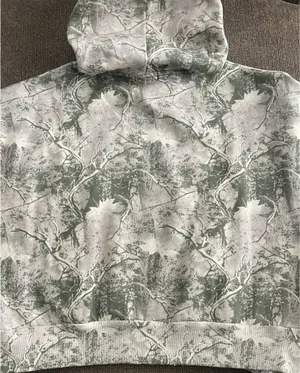 Justify Full Zip Hooded Slightly Cropped Camo Jacket  thumbnail 3
