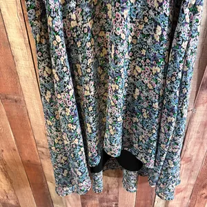 ASTR Blue Floral Midi Dress Size‎ Small thumbnail 6