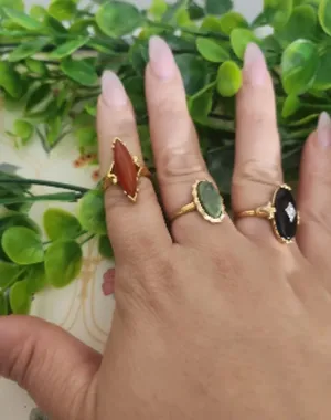 Avon Red Carnelian Ring thumbnail 1