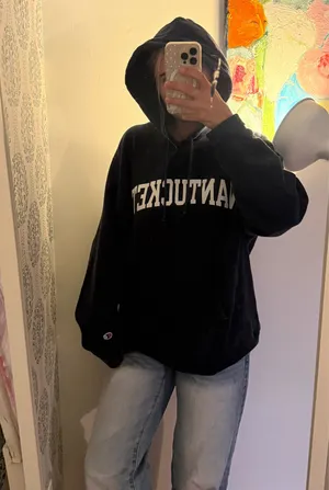 Nantucket Champion Hoodie navy thumbnail 2