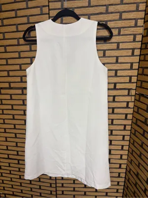 Banana Republic White Dress Size 4 Tall thumbnail 2