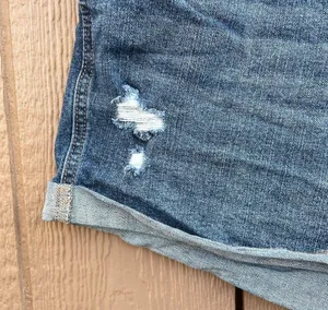 Old Navy Womens Shorts Blue Jean Denim Mid Rise Boyfriend Distress Plus Size 22 thumbnail 8