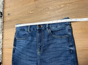 American Eagle Size 8 long curvy hi rise jegging skinny jeans thumbnail 11