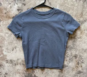 Hollister Classic Short-Sleeve Crewneck baby tee - Slate thumbnail 1