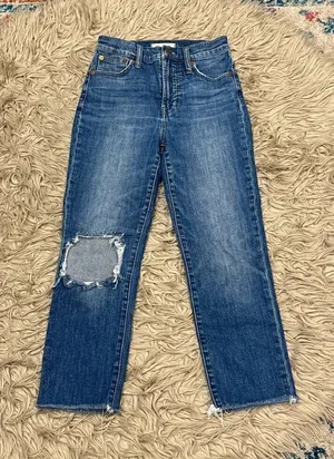 Madewell perfect vintage crop jeans size 24 thumbnail 1