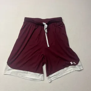 Under Armour Maroon Athletic Shorts Drawstring Men’s Large thumbnail 7
