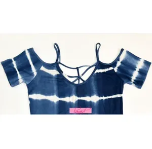 UO Tie-Dye Off-The-Shoulder Strappy Cut-Outs Open Back Striped Edgy Cutout Maxi thumbnail 2