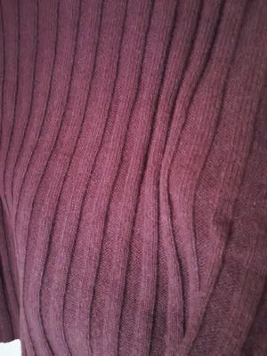 Madewell Cropped Ribbed Mockneck Sweater Plum XL NWT thumbnail 9