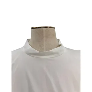 Marni White Cotton Mock Neck Peplum Blouse Top White Italy‎ 38 US 2 thumbnail 2