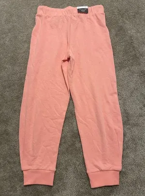 NWT Women’s Mid Rise Jogger Joggers Pants Coral Pink Size M thumbnail 7