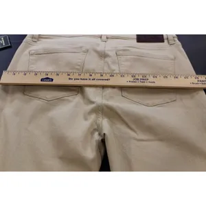 Ralph Lauren Jeans Co Womens 10 Classic Straight Slim Fit Jeans Desert Tan Khaki thumbnail 12