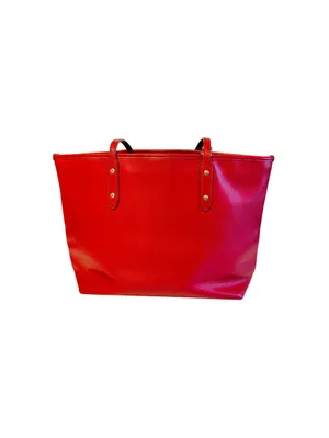 Coach Red City Zipper Tote thumbnail 3