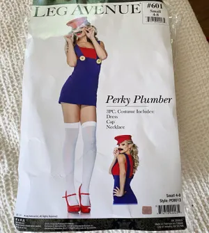 Party City Mario / Plumber Halloween Costume thumbnail 1
