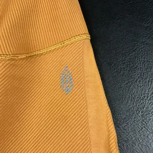 Free People Movement Leggings Women's Size Medium Orange Textured Athletic thumbnail 3