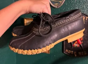 Vintage L.L.Bean Rubber Moc Duck Shoes Bean Shoes Sz 6 thumbnail 1