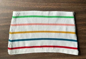 FOREVER 21 Striped Tube Top thumbnail 3