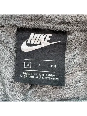 Nike Sportswear Gym Vintage Just Do It Jogger Pants Gray Women’s Small thumbnail 3